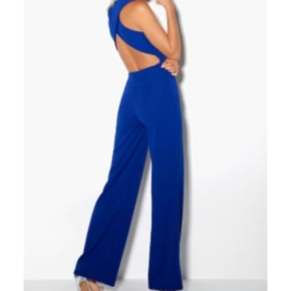 Lulu’s Royal Blue Thinking Out Loud Jumpsuit